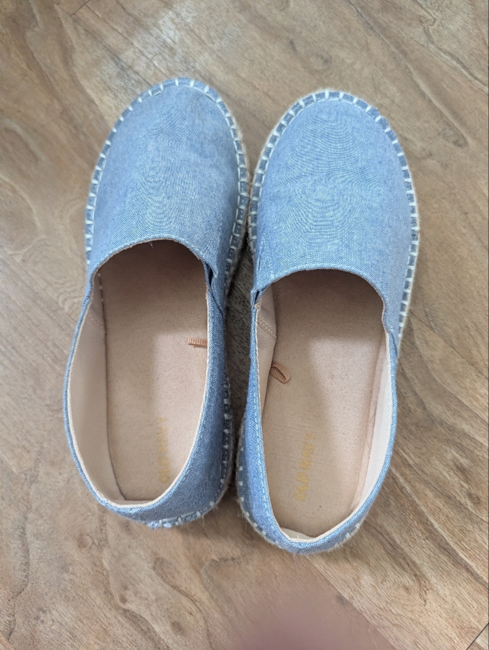 Light Blue Casual Slip-On Espadrilles by Old Navy